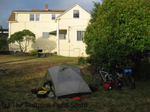 camping-behind-house